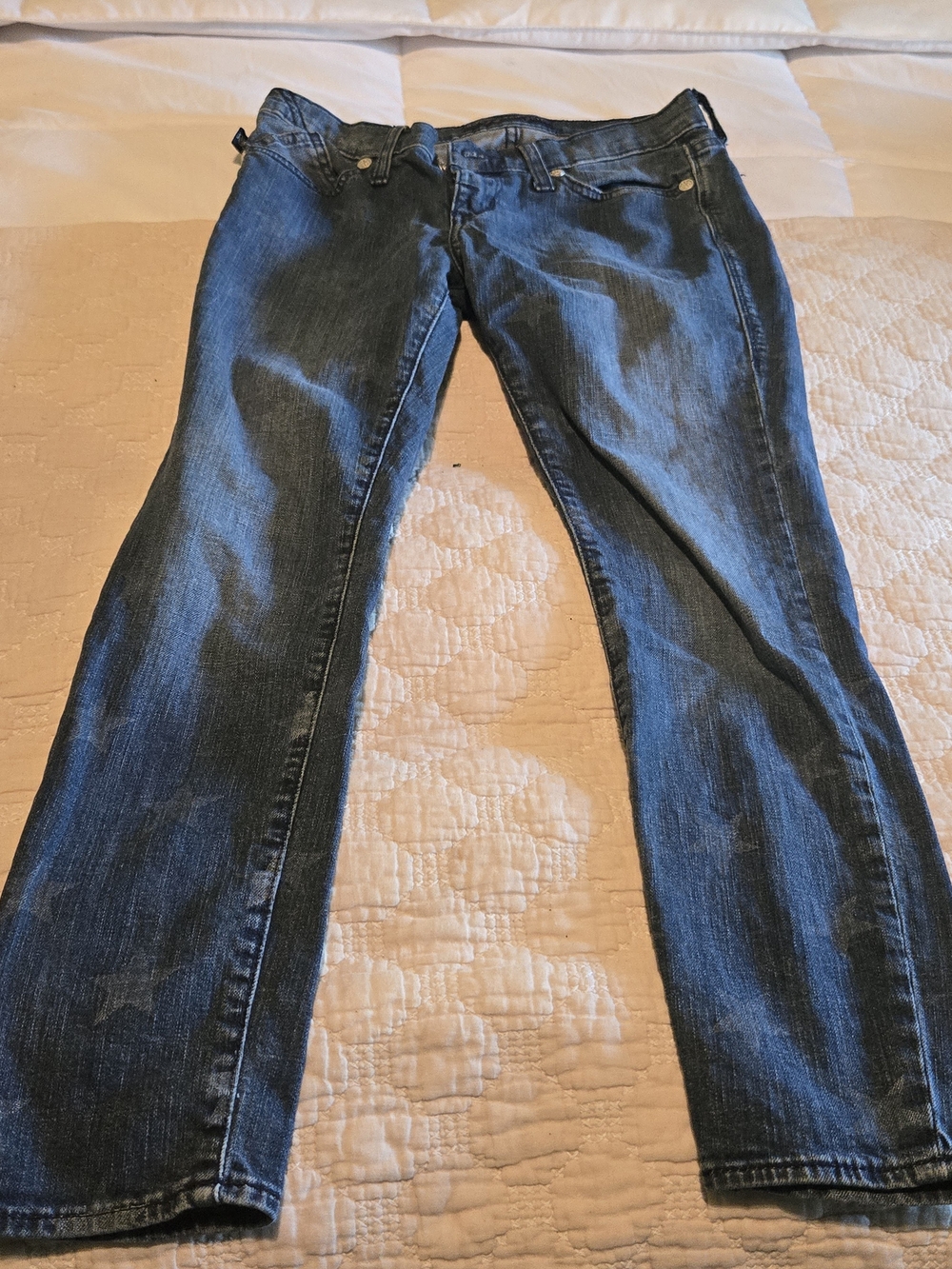 Rock & Republic Women's Dark Blue Straight-Leg Jeans
